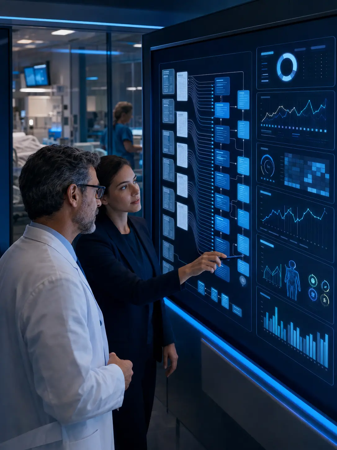 iHealth hospital clinical indicators dashboard