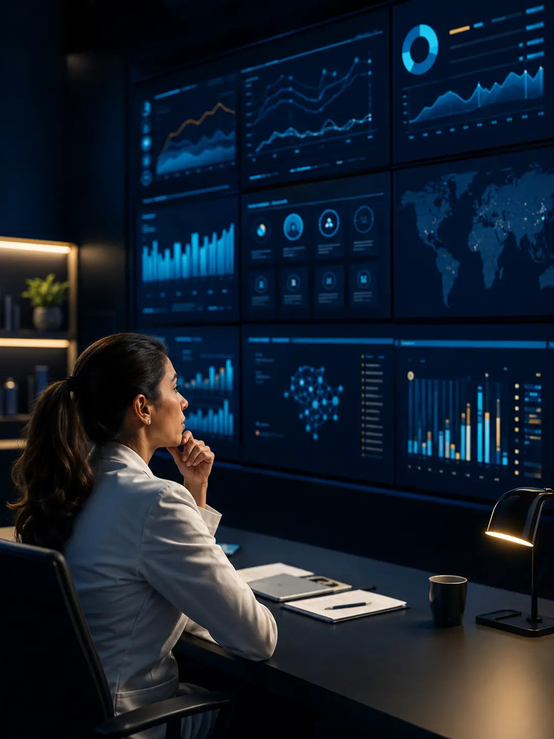 Dashboards e relatórios analíticos da iHealth